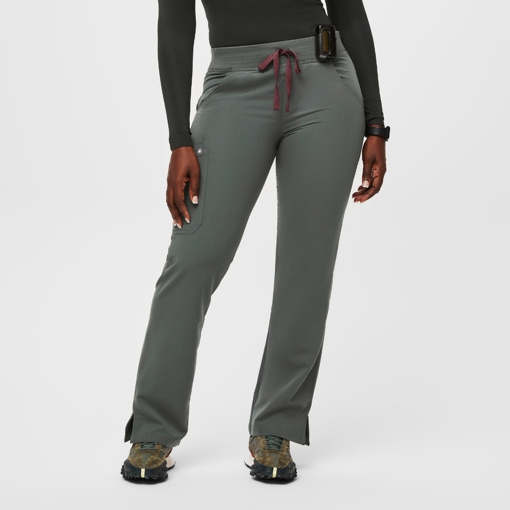 Figs scrub pants bonsai grey kade cargo